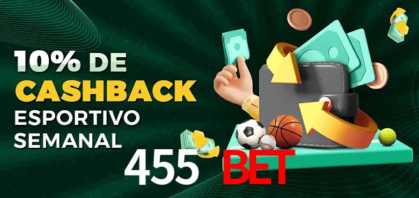 10% de bônus de cashback na 455 bet