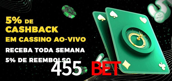 Promoções do cassino ao Vivo 455 bet